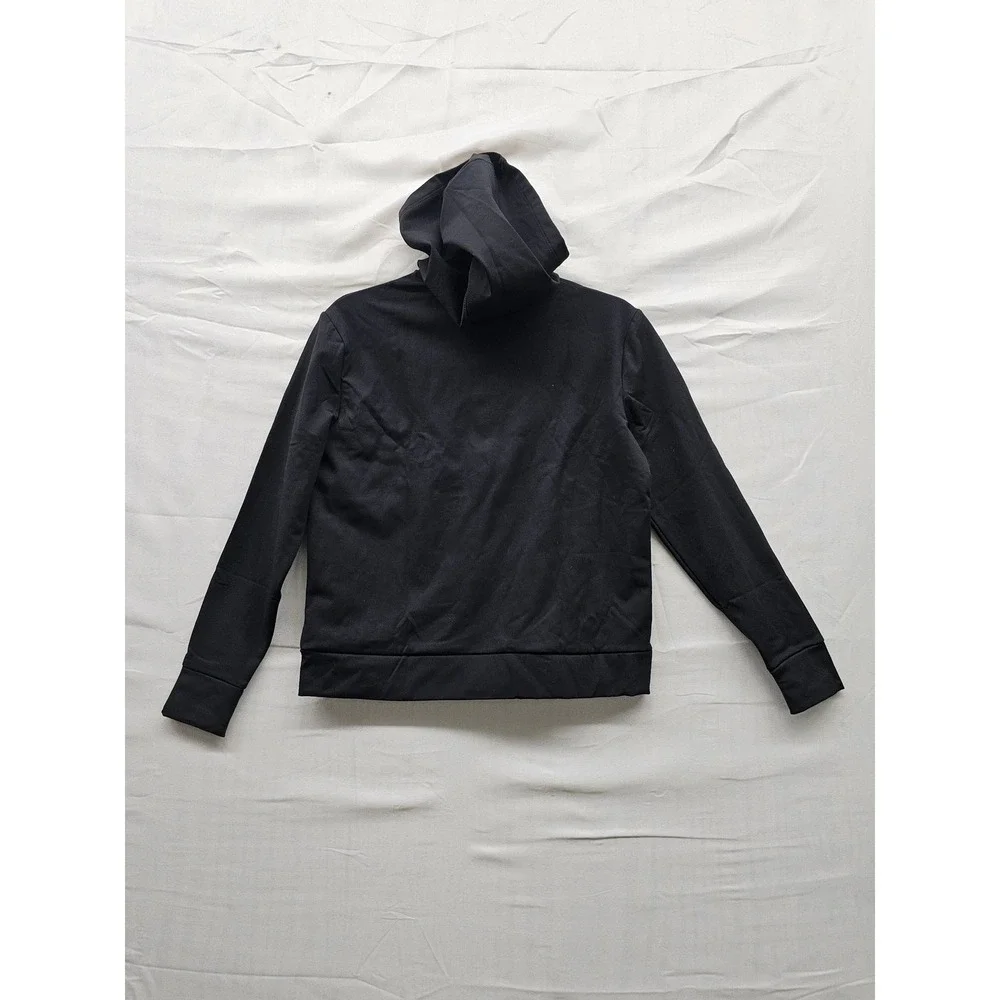Member's Mark Girls Active Full Zip Jacket Black Polyester Blend Workout Size XL